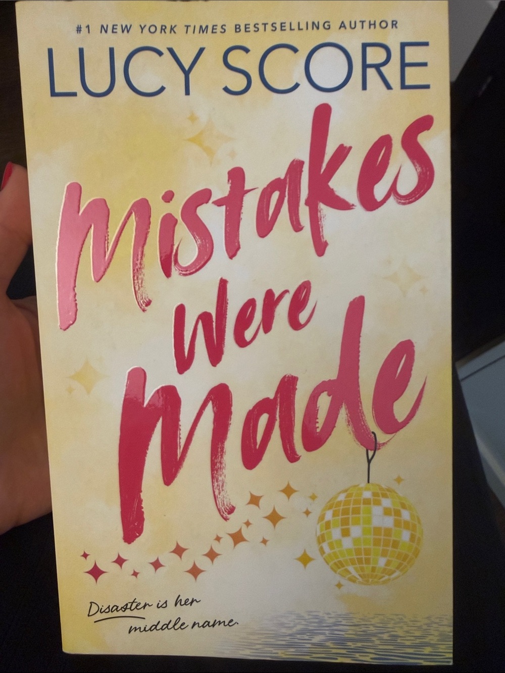 "Mistakes Were Made" – Yellow and Pink Paperback